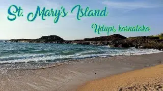 Relaxing view at St. Mary's Island, Udupi, Karnataka #cinematic #beach #beachvibes #udupi #travel