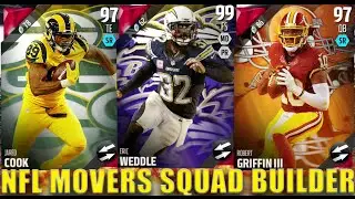 EPIC NFL MOVERS SQUAD BUILDER!!! - Madden 16 Ultimate Team