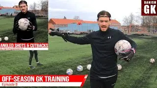Angled Shot-Stopping & Cutback Reaction Training | Off-Season Goalkeeper Training Episode 9