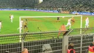 Zagadou goal against Leverkuzen. Borussia Dortmund - Bayer Leverkuzen