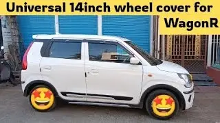 WagonR VXI CNG Alloy Look Upgrade 🔥 | Aftermarket Wheel Cover Install | Price & Location