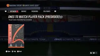 Ones To Watch Player Pack Fifa 22 Ultimate Team Pre Order