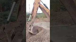Backfilling with JCB #jcb #machine #engineering #backfilling #soil #levelling #project #industrial