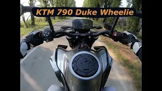 KTM 790 Duke Wheelie POV