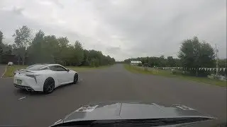 450HP Nissan 350Z vs Lexus LC500 Onboard Track Battle
