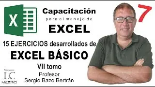 15 EJERCICIOS de repaso de EXCEL BÁSICO - Parte 7