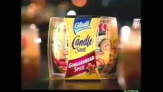 2001 Glade Gingerbread Spice Candle Scents Commercial