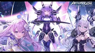 Summons por Black Heart y Purple Heart - Artery Gear &times; Megadimension Neptunia VII