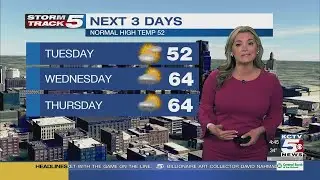 FORECAST: Patchy clouds to begin your Tuesday with temps in mid-30s