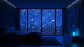 Healing Rain Nights: Gentle City Rain Sounds for Deep Sleep & Total Relaxation 🌧️