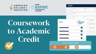 3 Easy Steps to Academic Credit with ACE