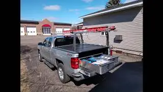 Truck-Tool-Box.com, truck tool box with 2 drawers for contractors work truck.