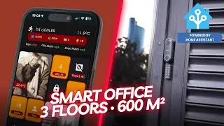 Home Assistant Powered 3-Floor Smart Office (600 m²)