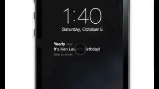 Yearly - Birthday and anniversary reminder