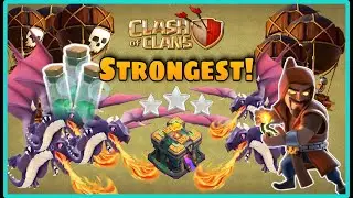 Th14 Blizzard Dragon Attack Strategy For War | Blizzard Mass Dragon Attack Strategy | Clash Of Clans