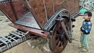 भारत की आजादी से पहले की बैलगाड़ी
