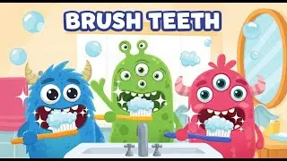Brush Teeth with Silly Monsters 🎶🪥 | Kids Learning Song