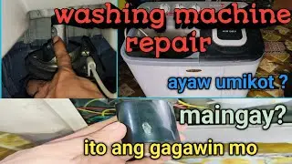 Washing machine repair|Ayaw umikot maingay