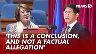 Paratang na drug use ni PBBM sa impeachment complaint, hindi factual — De Lima
