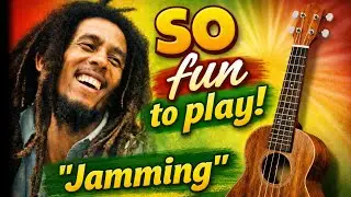 Bob Marley &ldquo;Jamming&rdquo; Ukulele Lesson + Play Along (Easy Reggae Strum)