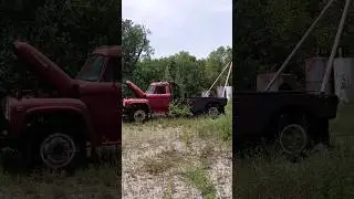 Old Big Rig Oil Field Truck Pickup in KS #oilrig #oil #oldtruck #bigrig #oilfield #goingthedistance