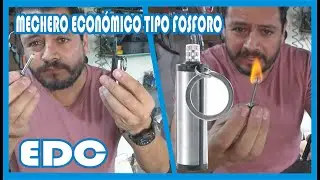 Encendedor econ&oacute;mico o mechero tipo f&oacute;sforo para mi EDC