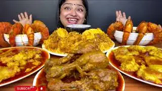 Chicken biryani dhamakedar latest recipe  🥓😋#chicken #mukbang #mukbangint #eatingshow #indianfood 