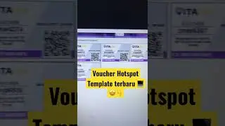 Template voucher hotspot mikhmon 🙈👅🧑🏻&zwj;💻 #mikhmon #mikrotik #hotshot