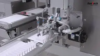 Cardboard Tray Destacking Unit with Robot Handling for Product Turning