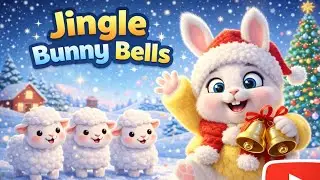 Bunny Jingle Bells 🐰🔔 | Christmas Song for Kids | Cocomelon Style