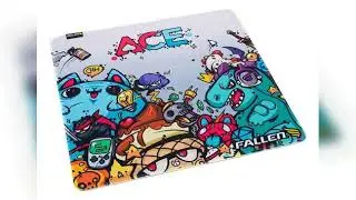 Review: Mousepad Gamer Fallen Ace Speed++ Estampado Antiderrapante Borda Costurada Grande 45x45cm