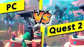 a STUNNING port! Windlands 2 on QUEST 2 (PC VR/Quest 2 comparison)