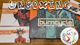 Burncycle mit  Biodefend + The Specialists + Brassmag Miniatures Kickstarter Unboxing