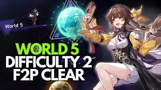 F2P Simulated Universe World 5 Difficulty 2 EASY Clear with Abundance | Honkai Star Rail
