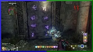 Call Of Duty: Black Ops 6 - How to Complete the Floating ROCKS & Purple ORB (TOMB Zombies Map)