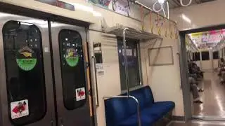 新京成8800形 8809編成  乗車風景  三菱GTO素子VVVFインバータ制御 ソフト変更後