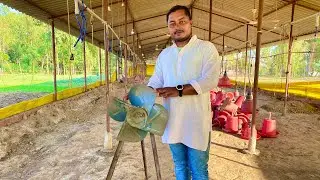 Champion कम्पनी का 350 वाट के फ़ैन का कमाल poultry फार्म को रखे एकदम ठण्डा | Poultry fan