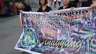 ALPHA SIGMA RHO (AMBASSADORS) joins iloilo dinagyang 2k19