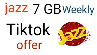 Jazz weekly tiktok package code || tiktok weekly PKG || jazz tiktok package