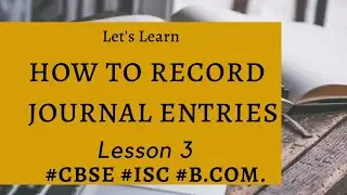 How to record Journal Entries (Purchase of assets) | Lesson 3 | Falcon Fabian Academy