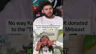 No way Kai cenat NEVER donated to the &ldquo;TEAM WATER&rdquo; Mrbeast charity 😳😱💔