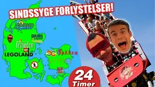 Besøger ALLE Forlystelsesparker i Danmark på 24 Timer (Danmarksrekord)