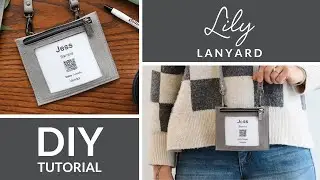 Lily Lanyard | Quick & Easy Sewing Project for Everyday Use