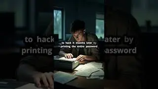 First computer password