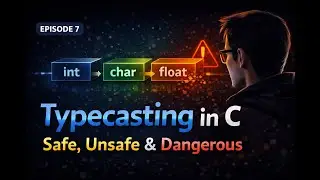 EPISODE 7: Typecasting in C: Safe, Unsafe & Dangerous