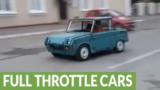 Guy puts powerful motorcycle engine into ancient USSR vehicle