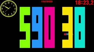 720 Minute Countup Timer No Alarm 🔕 No Music 🔇Speedfeeling
