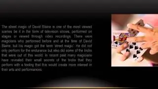 David Blaine | Magictrickstore