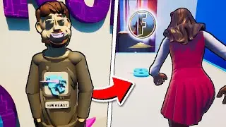 The 200 Level Mr Beast Deathrun in Fortnite Creative!