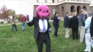 Barney Frank Mocked By Dinosaur